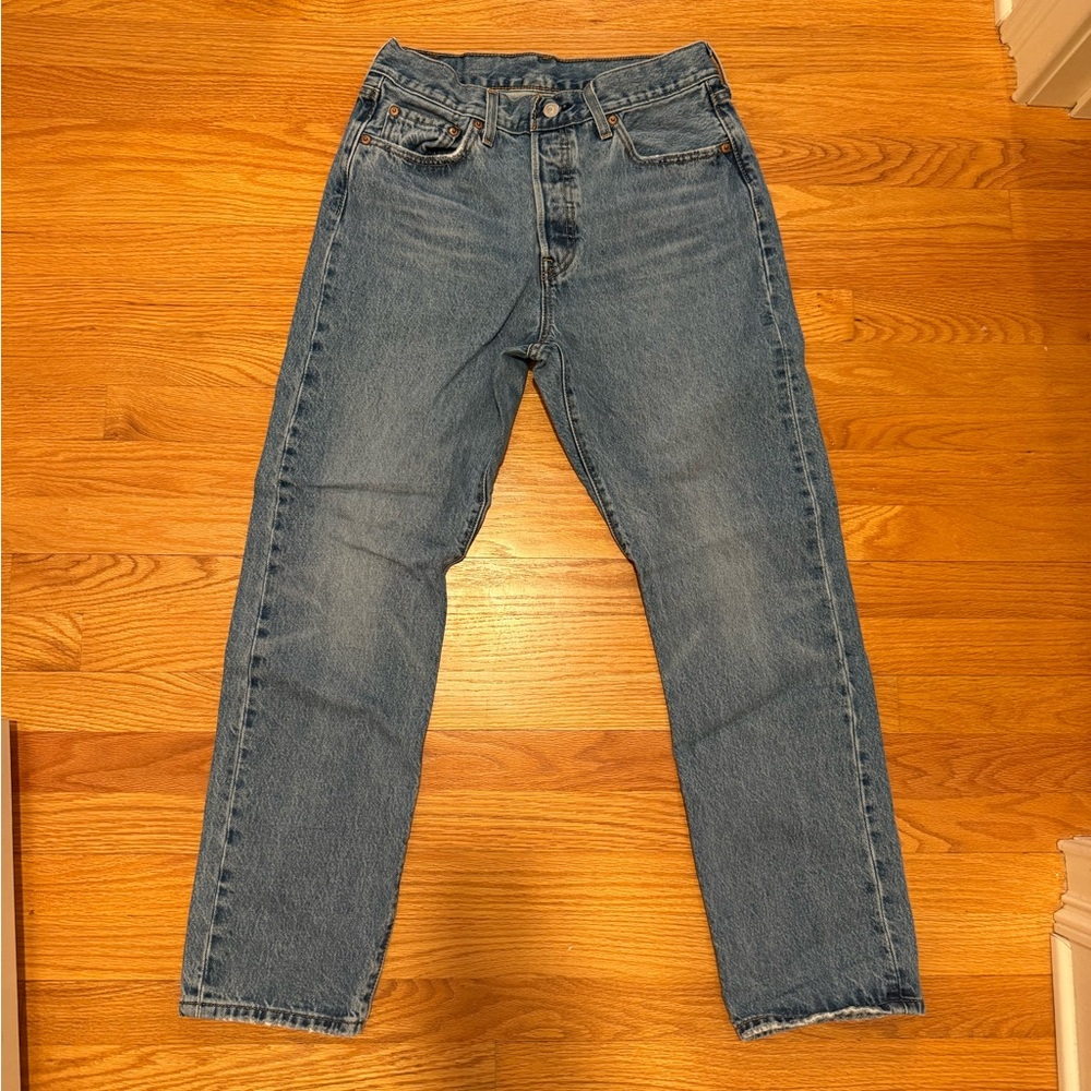 Levi's women’s Straight Blue Jeans